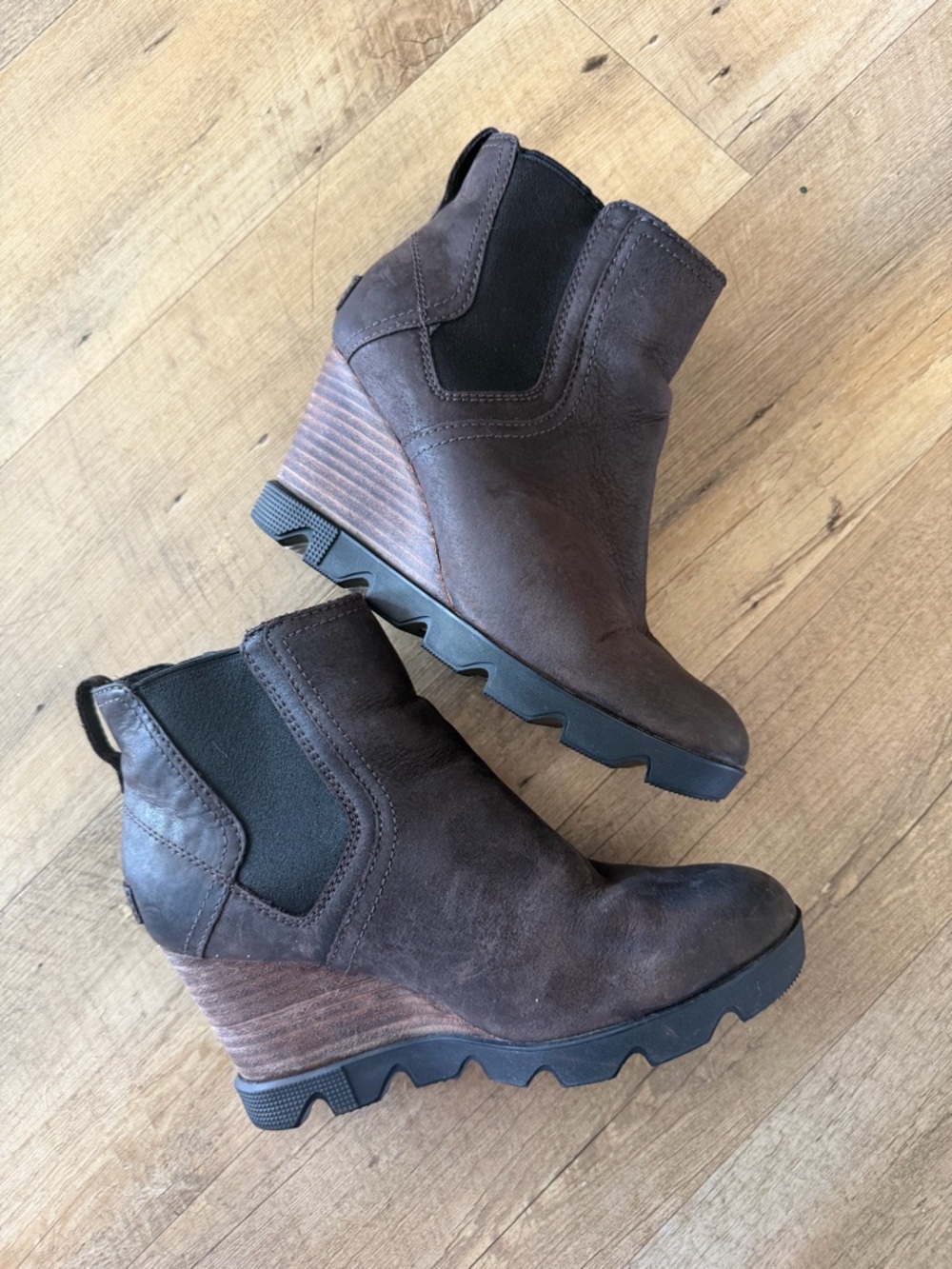 SOREL Joan Uptown Chelsea Boots | Blackened Brown - Picture 8 of 9